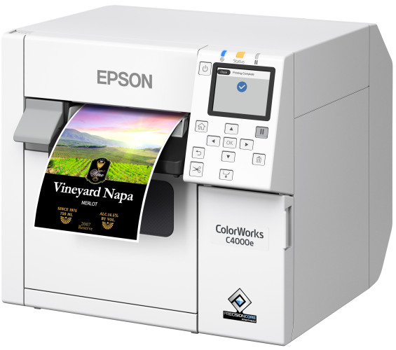 Colour label printers complete Epson’s on-demand labelling range