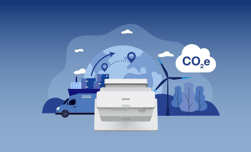 Epson lanserer interaktiv CO2e-utslippskalkulator for projektorer.