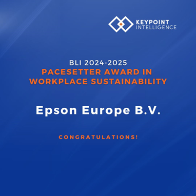 Epson Europe erkäns som ledande inom hållbarhet av  Keypoint Intelligence