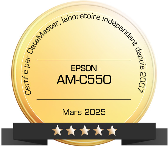Les multifonctions Jet d’Encre Professionnel Epson WorkForce Enterprise AM-C400 et AM-C550 recompensés par DataMaster Lab