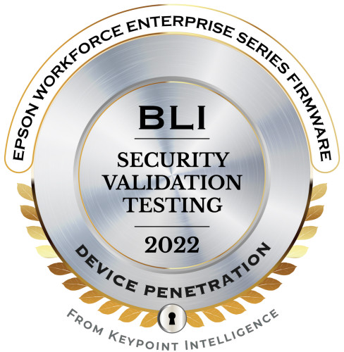 Les solutions d’impression Epson WorkForce Enterprise remportent le prestigieux label BLI Security Validation Testing de Keypoint Intelligence
