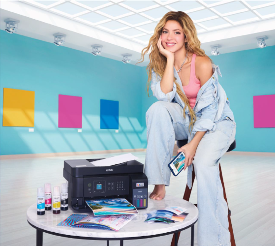 Epson Ibérica e Shakira cruzam caminhos criativos