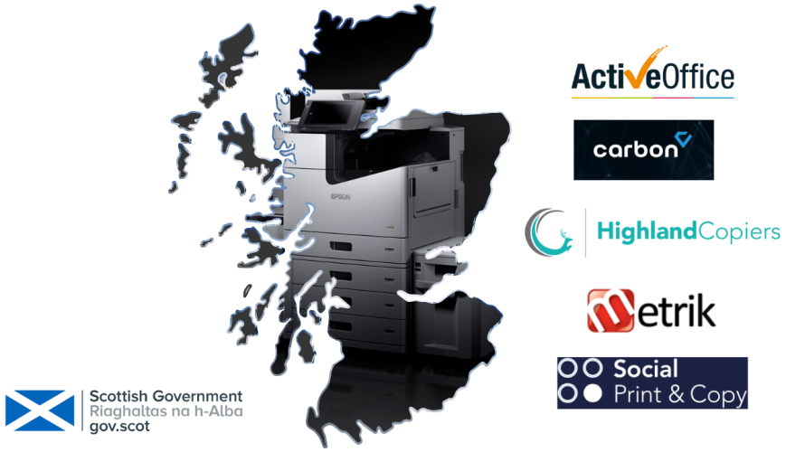 Sustainable heat-free printing now accessible to Scotland’s Public Sector