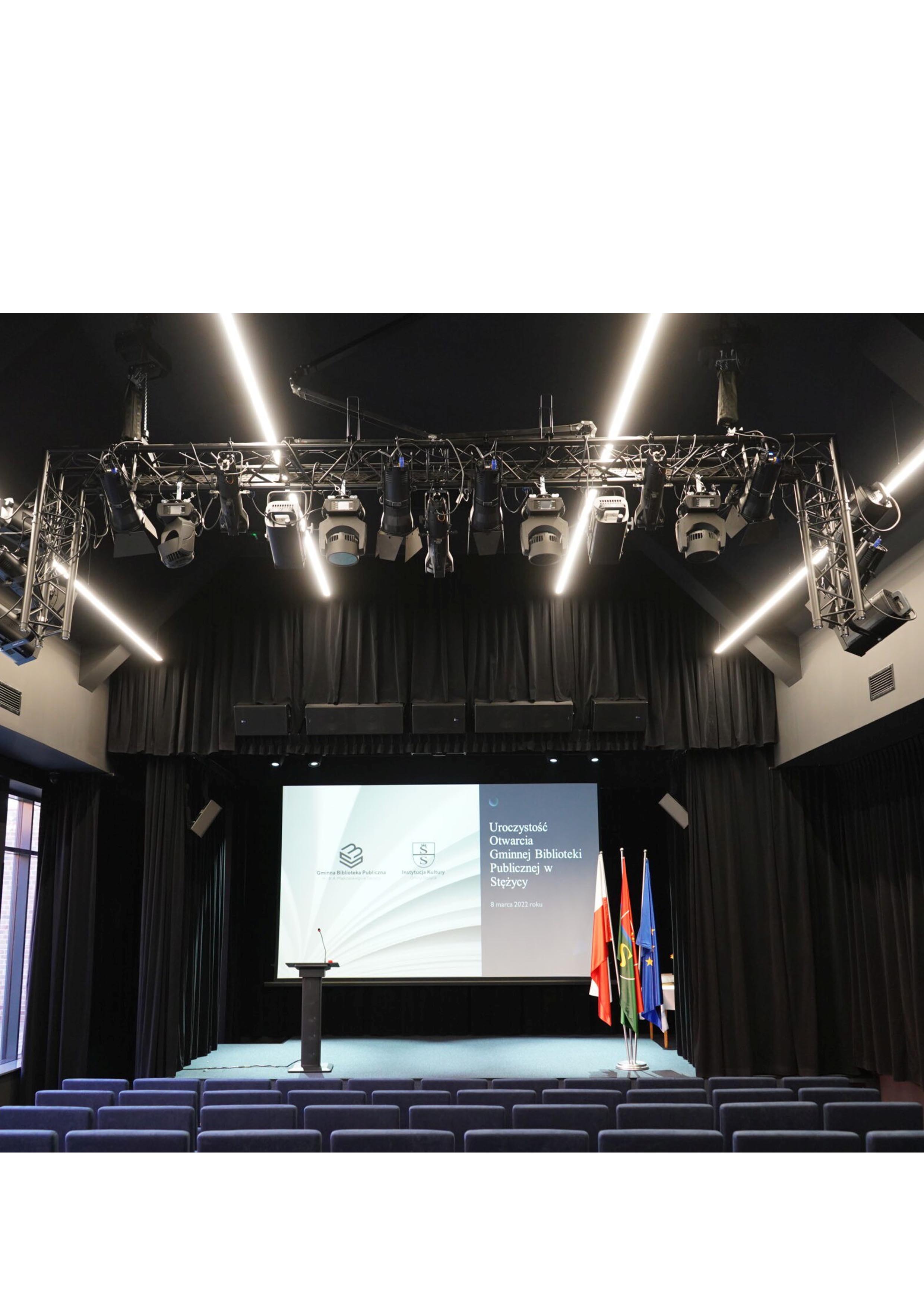 Moc projekcji Epson w centrum aktywności kulturalnych w Stężycy