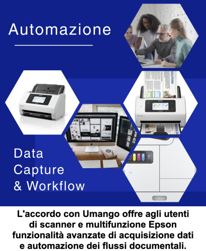 Epson sigla una partnership con Umango per migliorare l’acquisizione dei dati e l’automazione dei flussi di lavoro