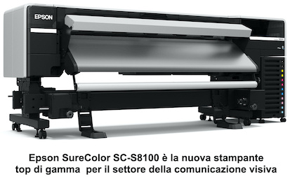 Epson presenta SureColor S8100, la nuova stampante di grande formato per la comunicazione visiva