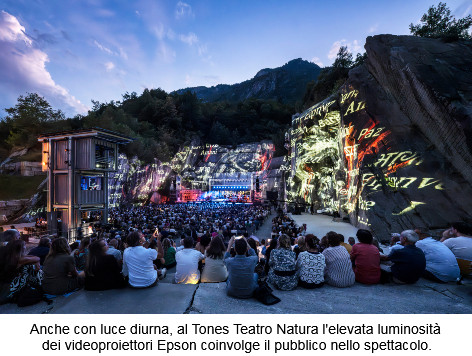 Epson insieme alla Fondazione Tones on the Stones per spettacoli sempre più coinvolgenti e immersivi